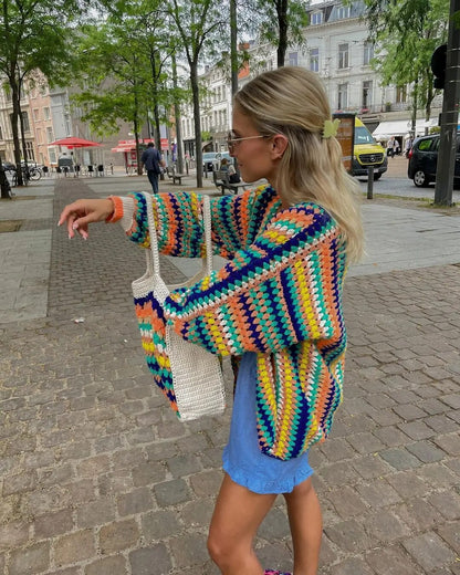 Billie - Hæklet Boho Cardigan