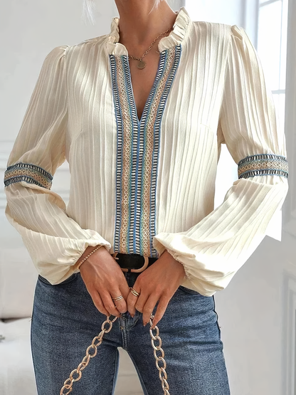 Bibi - Lacy Boho Chic bluse