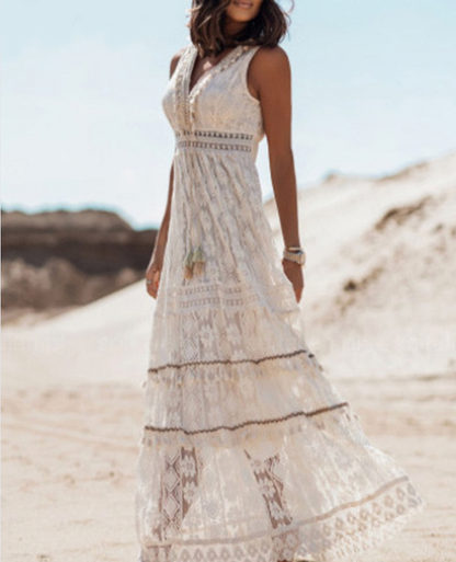 Isa - Elegant Boho Kjole